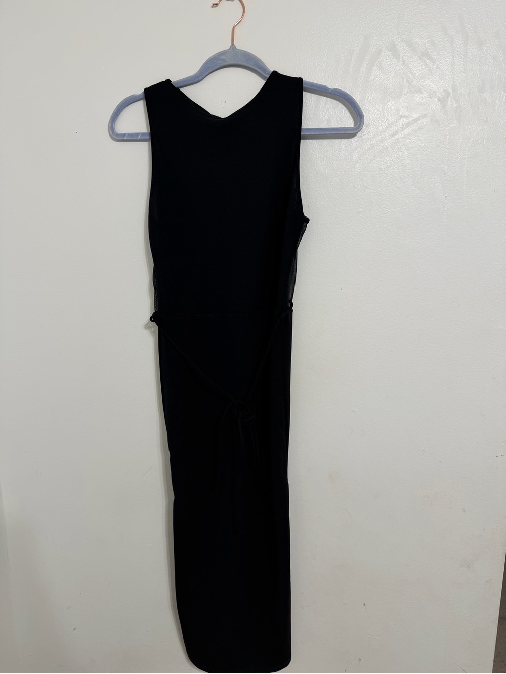 Zara Black Sleeveless Midi Dress